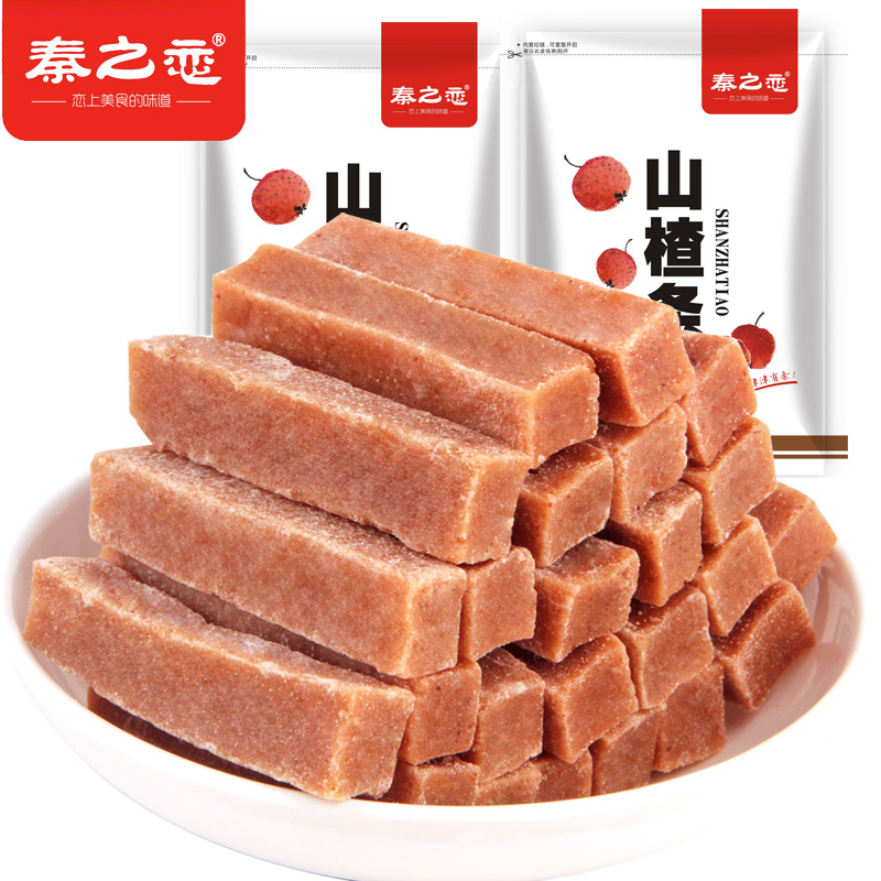 山楂条山楂干片500g*2袋开胃零食小吃休闲食品无添加儿童孕妇零食