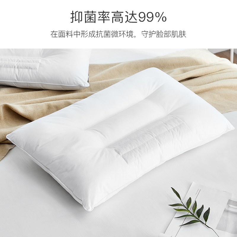 拉芙菲尔荞麦枕头单双人护颈椎枕成人男家用防螨助睡眠决明子枕芯